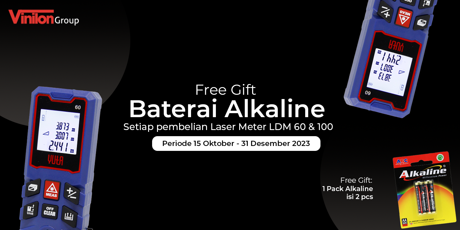 Free Gift Baterai Alkaline dari Vinilon Group Official