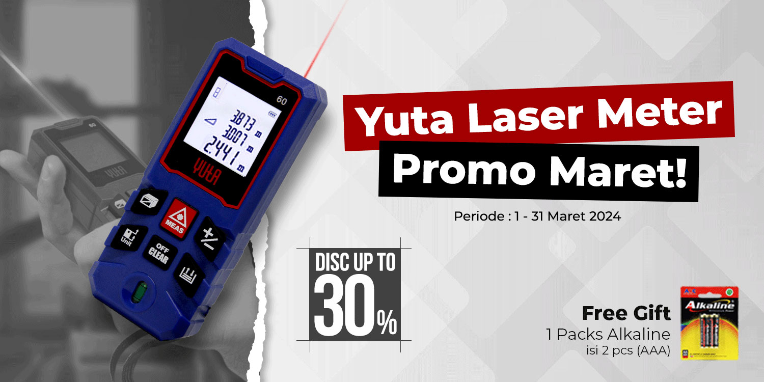 Yuta Laser Meter Promo Maret