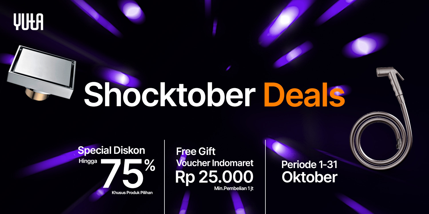 YUTA SHOCKTOBER DEALS: Diskon 75% + Voucher Gratis!